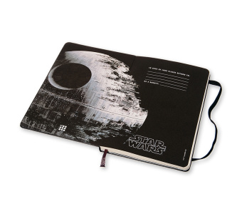 картинка Еженедельник Moleskine Star Wars (2016), Large (13х21см), черный от магазина Молескинов