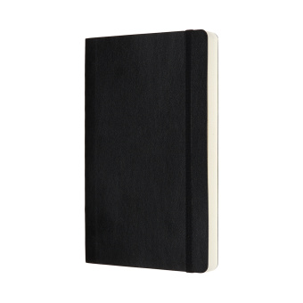 картинка Записная книжка Moleskine Expanded Soft (мягкая обложка), в точку, Large (13х21см), черная от магазина Молескинов