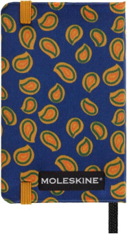 картинка Записная книжка Moleskine Limited Edition Silk, нелинованная, Xsmall (6,5х10,5 см), cиний от магазина Молескинов