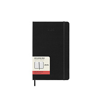 Ежедневник Moleskine Classic 2025, Large (13x21 см), черный