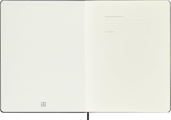 картинка Еженедельник Moleskine Classic 2026, XLarge (19x25 см), черный от магазина Молескинов