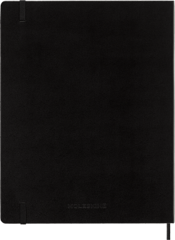 картинка Записная книжка Moleskine Classic (в линейку), XXL/A4 (22х28см), твердая обложка, черная от магазина Молескинов