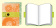 картинка Записная книжка Moleskine Cover Art (Flower Fantasy, нелинованная, 2 шт.), Large (13х21см), оранжевая\зеленая от магазина Молескинов