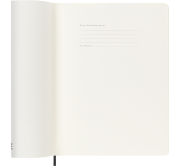картинка Еженедельник 18 месяцев Moleskine Classic 2025 - 2026, XLarge (19x25 см), мягкая обложка, черный от магазина Молескинов