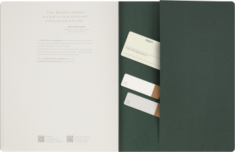 картинка Записная книжка Moleskine Student Cahier (в линейку), XXL/A4 (22x28см), мягкая обложка, зеленая от магазина Молескинов
