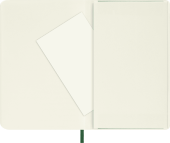 картинка Записная книжка Moleskine Classic (нелинованная), Pocket (9х14см), мягкая обложка, зеленая от магазина Молескинов