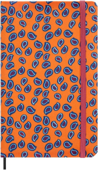 картинка Еженедельник недатированный Moleskine Limited Edition Silk, в линейку, Large (13х21см), оранжевый от магазина Молескинов