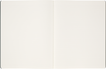 картинка Записная книжка Moleskine Student Cahier (в линейку), XXL/A4 (22x28см), мягкая обложка, зеленая от магазина Молескинов
