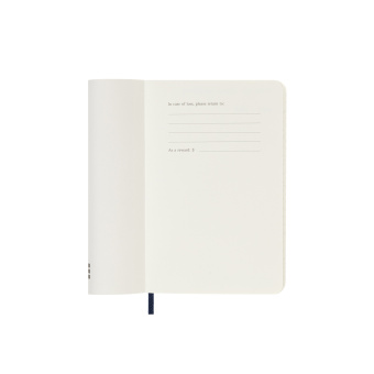 картинка Ежедневник Moleskine Classic Soft (мягкая обложка), 2025, Pocket (9x14 см), синий от магазина Молескинов