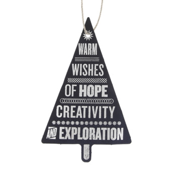 картинка Набор для письма Moleskine Note Card Large (11,5х17,5см) 'Ornament Card Tree', синий от магазина Молескинов