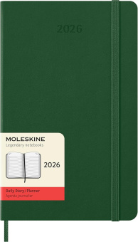 картинка Ежедневник Moleskine Classic 2026, Large (13x21 см), зеленый от магазина Молескинов