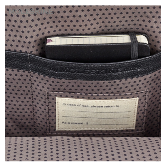 картинка Рюкзак Moleskine Classic Leather (натуральная кожа), вертикальный, черный от магазина Молескинов