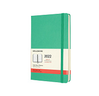 Ежедневник Moleskine Classic 2022, Large (13x21 см), зеленый