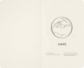 картинка Записная книжка Moleskine Volant Limited Edition "NASA Inspired", нелинованная, Large (13х21см), черная от магазина Молескинов