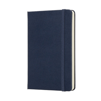 картинка Записная книжка Moleskine Classic (в точку), Pocket (9х14см), синяя от магазина Молескинов