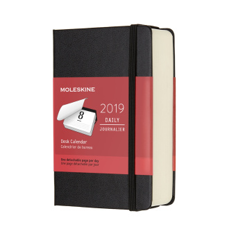 картинка Календарь Moleskine Classic (2019), Pocket (9x14 см), черный от магазина Молескинов