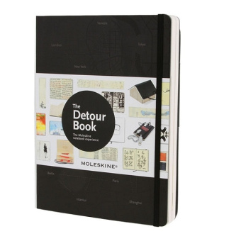 картинка Сборник дизайнерских работ Moleskine The Detour Book, XLarge (19х25см) от магазина Молескинов