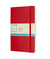 Записная книжка Moleskine Classic Soft (мягкая обложка), в точку, Large (13x21см), красная