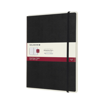 картинка Записная книжка Moleskine Smart Paper Tablet (в линейку), XLarge (19x25 см), черная от магазина Молескинов