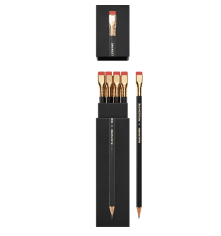 картинка Набор карандашей Moleskine x Blackwing (12 штук, HB), черный от магазина Молескинов