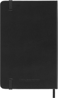 картинка Еженедельник 18 месяцев Moleskine Classic ( 2026-2027), Pocket (9x14 см), черный от магазина Молескинов