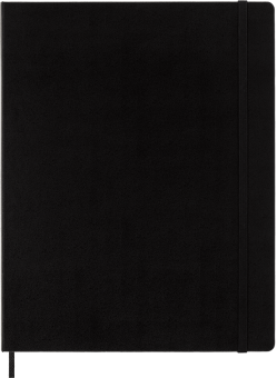 картинка Записная книжка Moleskine Classic (в линейку), XXL/A4 (22х28см), твердая обложка, черная от магазина Молескинов