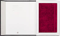 Записная книжка Moleskine LIMITED EDITION VELVET, Large (13х21 см), в линию, фуксия, в подарочной коробке