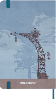 картинка Записная книжка Moleskine Limited Edition Casa Batlló, (в линейку), Large (13x21 см), голубая от магазина Молескинов