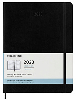 Ежемесячник-планинг Moleskine Classic 2023, XLarge (19x25 см), черный