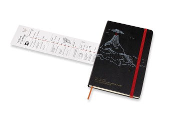 картинка Записная книжка Moleskine Lord of the Rings (в линейку), Large (13х21 см), черная от магазина Молескинов