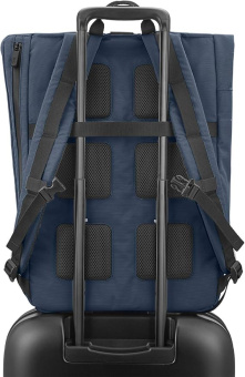 картинка Рюкзак Moleskine Metro Rolltop, 15”(32x50x15 см), синий от магазина Молескинов