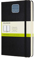 Записная книжка Moleskine Expanded (нелинованная), Large (13х21см), черная