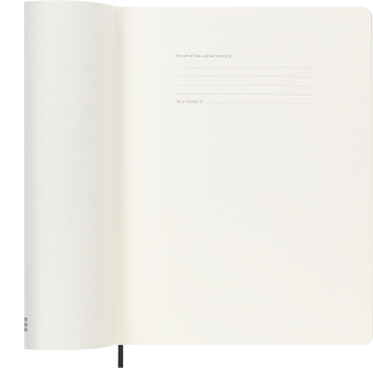 картинка Еженедельник 18 месяцев Moleskine Classic (мягкая обложка) (2026-2027), XLarge (19x25 см), черный от магазина Молескинов