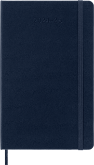 картинка Еженедельник Moleskine Classic (2024-2025), Large (13x21 см), синий от магазина Молескинов