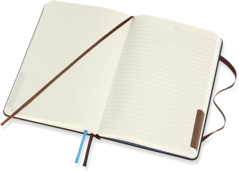 картинка Записная книжка Moleskine Voyageur, Large (11.8 x 18.2см), темно-коричневая от магазина Молескинов