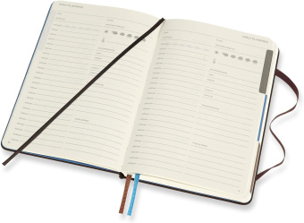 картинка Записная книжка Moleskine Voyageur, Large (11.8 x 18.2см), темно-коричневая от магазина Молескинов