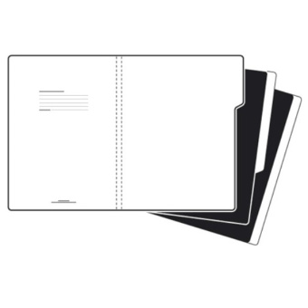 картинка Папка с файлами Moleskine Folio, А4, черная от магазина Молескинов