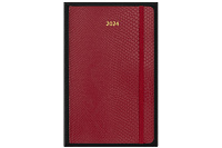 Еженедельник Moleskine PRECIOUS & ETHICAL 2024, Large (13x21 см), красный, в упаковке