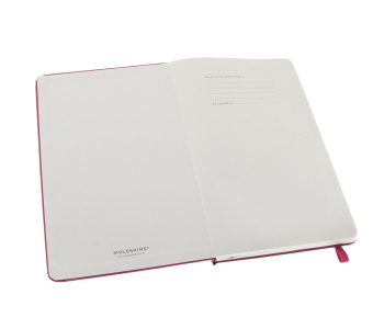 картинка Записная книжка Moleskine Classic (нелинованная), Large (13х21см), розовая от магазина Молескинов