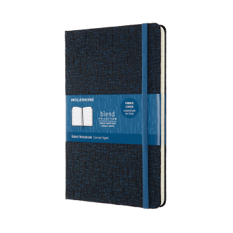 картинка Записная книжка  Moleskine LIMITED EDITION BLEND, в линейку, Large (13x21 см), синяя от магазина Молескинов