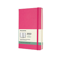 Еженедельник Moleskine Classic 2022, Large (13x21 см), розовый