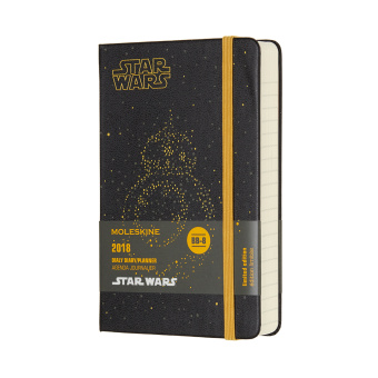 картинка Ежедневник Moleskine Star Wars (2018), Pocket (9x14 см), черный от магазина Молескинов