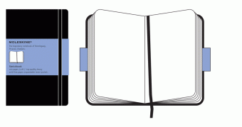 картинка Записная книжка Moleskine Sketchbook (для рисунков), Pocket (9x14см), черная от магазина Молескинов
