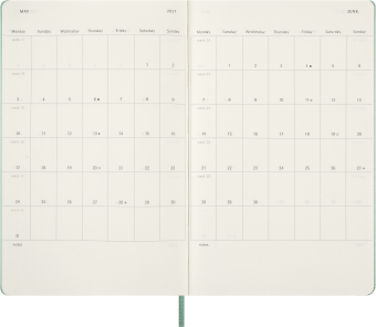 картинка Еженедельник 18 месяцев Moleskine Classic Блокнот с цветным узором ( тиснение ) ( 2026-2027), Large (13x21 см) от магазина Молескинов