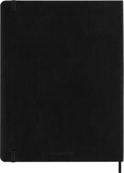 картинка Еженедельник 18 месяцев Moleskine Classic (мягкая обложка) (2026-2027), XLarge (19x25 см), черный от магазина Молескинов