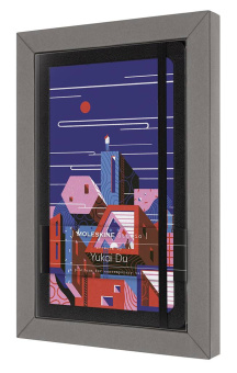 картинка Записная книжка Moleskine Studio Collection (в линейку), YUKAI DU, Large (13х21см), черная от магазина Молескинов