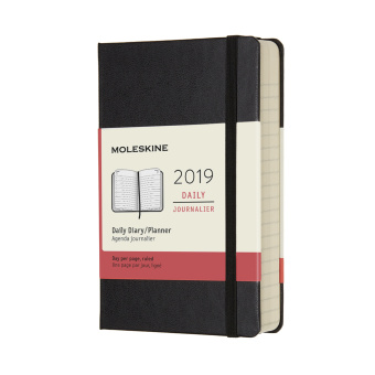 картинка Ежедневник Moleskine Classic (2019), Pocket (9x14 см), черный от магазина Молескинов
