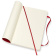 картинка Записная книжка Moleskine Classic Soft (мягкая обложка), нелинованная, Large (13x21см), красная от магазина Молескинов