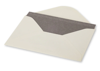 картинка Почтовый набор Moleskine Note Card (с конвертом), Large (11,5х17,5см), серый от магазина Молескинов