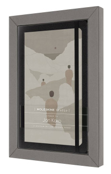 картинка Записная книжка Moleskine Studio Collection (нелинованная), JON KOKO, Large (13х21см), черная от магазина Молескинов